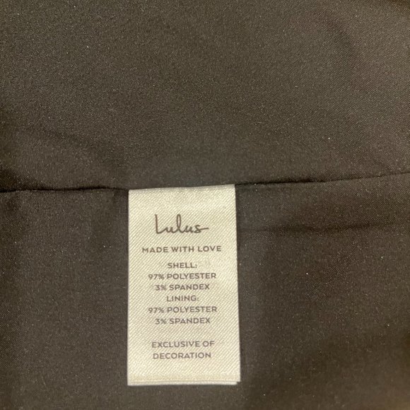 Lulu's Rhinestone Fringe Mini Skirt NWT - Large - Picture 6 of 6